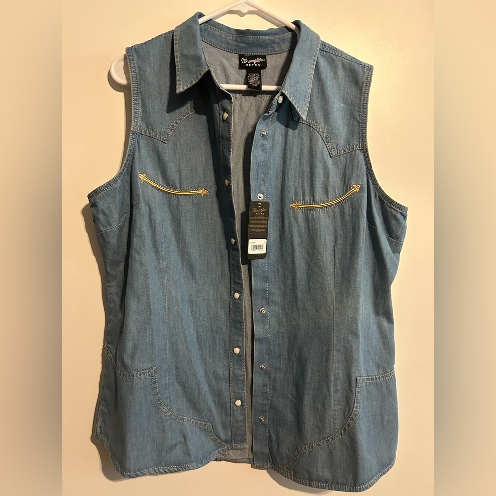 Wrangler NWT Denim Shirt